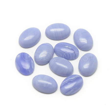 Natural Striped Agate/Banded Agate Cabochons X-G-R415-13x18-16-1