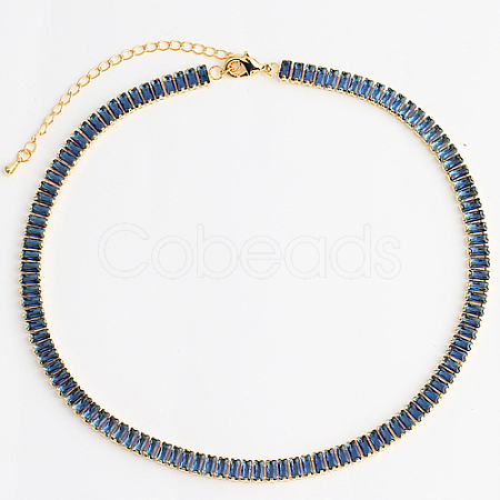 Cubic Zirconia Classic Tennis Necklace HW0475-02-1