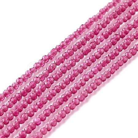 Transparent Glass Beads Strands GLAA-C019-01A-05-1