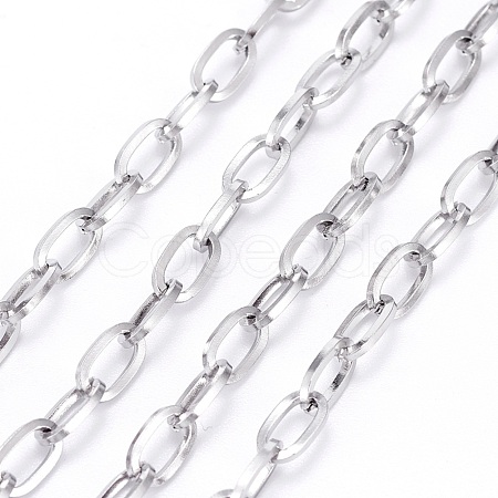 Tarnish Resistant 304 Stainless Steel Cable Chains CHS-H007-32P-1