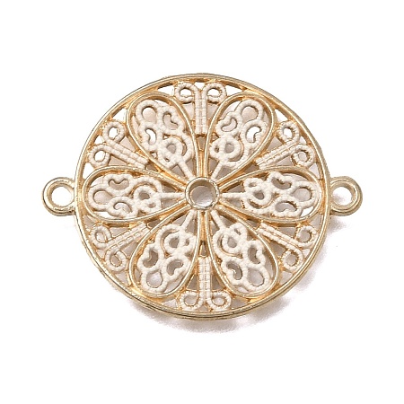 Alloy Enamel Hollow Connector Charms FIND-C097-09B-G-1