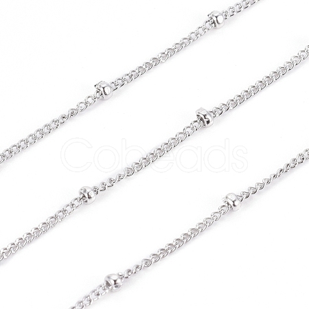 Tarnish Resistant 304 Stainless Steel Curb Chains CHS-I003-A01-A-P-1