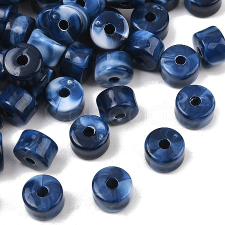 Opaque Acrylic Imitation Gemstone Beads AC-CBA3EFE-02R-1