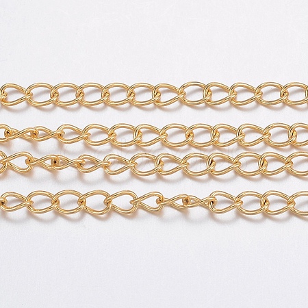 Ion Plating(IP) 304 Stainless Steel Curb Chains CHS-H017-03G-10M-1