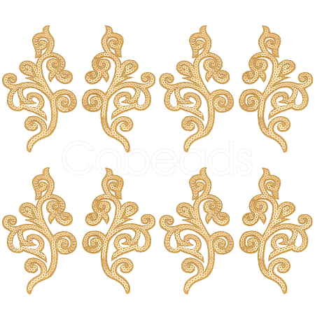 5Pairs Embroidery Thread Clothing Patches PATC-GF0001-97C-1