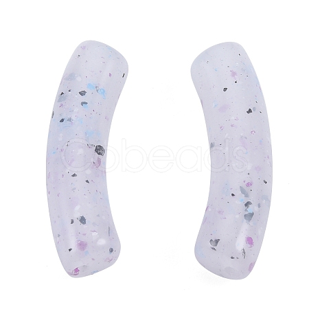 Marbled Stone Style Opaque Acrylic Beads OACR-G009-04A-06-1