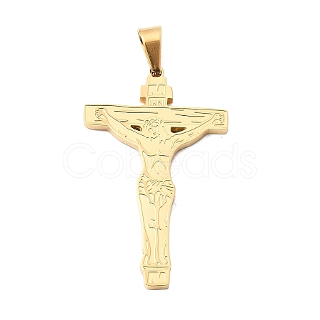304 Stainless Steel Pendants STAS-P441-03G-1