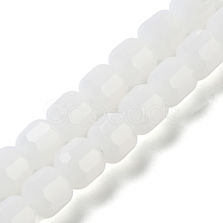 Imitation Jade Glass Bead Strands GLAA-G112-02C-1