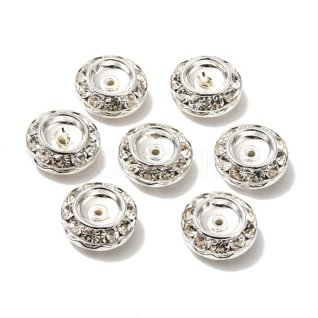 Brass Rhinestone Beads RB-TAC0001-01D-1