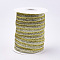 Glitter Sparkle Ribbon, Polyester & Nylon Ribbon, Colorful, 3/8 inch(9.5~10mm), about 50yards/roll(45.72m/roll)