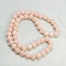 Natural Yellow Jade Beads Strands, Round, Dyed, Lt.Pink, about 8mm in diameter, hole: 1mm, about 50 pcs/strand, 16 inch