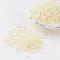 12/0 Ceylon Round Glass Seed Beads, Lemon Chiffon, Size: about 2mm in diameter, hole:1mm, about 3303pcs/50g