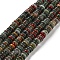 Natural African Bloodstone Beads Strands, Rondelle, 6~6.5x2~2.5mm, Hole: 1.2mm, about 156~158pcs/strand, 15.12~15.20 inch(38.4~38.6cm)