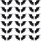 Gorgecraft 40Pcs 2 Style Demon Wing PU Leather Ornament Accessories, for DIY Clothing, Hat, Bag, Black, 79x43x3mm, 20pcs/style