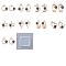 36Pcs 9 Style Alloy Enamel Pendants, Light Gold, Cadmium Free & Lead Free, Mixed Shapes
Evil Eye, Blue, 18~23x11.5~17x4~4.5mm, hole: 1.6~1.8mm, 4pcs/style