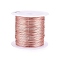 Copper Craft Wire Copper Beading Wire, Long-Lasting Plated, Rose Gold, 21 Gauge, 0.7mm, about 42.65 Feet(13m)/roll