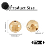 Brass Beads KK-DC0002-47-3
