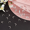 20Pcs 925 Sterling Silver Bead Tips STER-BBC0002-09-4