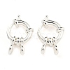 304 Stainless Steel Spring Ring Clasps STAS-G190-17S-1