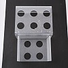 2Pcs Rectangle 4 & 6 Holes Acrylic Display Stand ODIS-OC0001-21-1