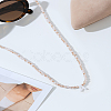 1Pc Glass Rondelle Beaded Necklaces NJEW-LP0007-23A-3