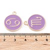 Alloy Enamel Pendants ENAM-S124-01A-01-4