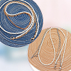 2Pcs 2 Colors Plastic Imitation Pearl & Iron Chain Crossbody Phone Chain FIND-WR0009-48-5