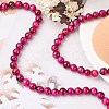 Natural Rose Tiger Eye Beads Strands LS-G-G099-8mm-3-6