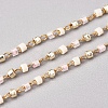 Handmade Glass Seed Beaded Chains CHS-G012-14G-1