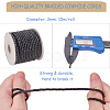 Round Braided Cowhide Cords WL-L009-01A-2