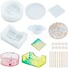 Cup Mat Silicone Molds Sets DIY-FH0002-21-1