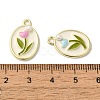 Rack Plating Alloy Enamel Pendants FIND-I039-033G-3