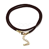 Nylon Milan Cord Necklace Making X-MAK-M028-01G-20-2
