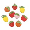 10Pcs 5 Styles Fruit Series Microfiber Leather Pendants FIND-CJ0005-21-8