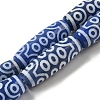 Blue Tibetan Style dZi Beads Strands TDZI-NH0001-B02-01-1