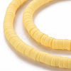 Handmade Polymer Clay Bead Strands X-CLAY-T002-6mm-56-3