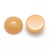 Natural Yellow Aventurine Cabochons X-G-P393-R36-10MM-2
