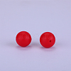Round Silicone Focal Beads SI-JX0046A-126-2