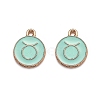 Alloy Enamel Pendants ENAM-S124-01A-15C-1