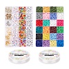 DIY Terracotta and Alphabet Beads Jewelry Making DIY-YW0002-59-1