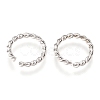 304 Stainless Steel Open Jump Rings X-STAS-F191-11S-C-1