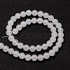 Natural White Agate Bead Strands G-G880-03-6mm-2
