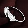 Simple Fashion Style Brass Dolphin Lover Cuff Rings RJEW-EE0002-003P-B-5