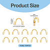150Pcs 304 Surgical Stainless Steel Wire Guardian and Protectors STAS-TA0006-35A-G-4