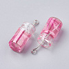 Glass Bottle Pendants X-CRES-N017-02-2