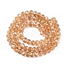 Electroplate Glass Beads Strands EGLA-A044-T6mm-B23-3