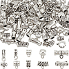 100Pcs 10 Styles Tibetan Style Alloy Hangers Links TIBE-SC0002-18-1