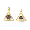 Natural Amethyst Pendants G-H283-05D-2