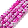 Drawbench & Baking Paint Glass Beads Strands GLAA-S176-09-1