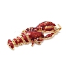 Brass Enamel Pendants KK-A277-03G-02-2